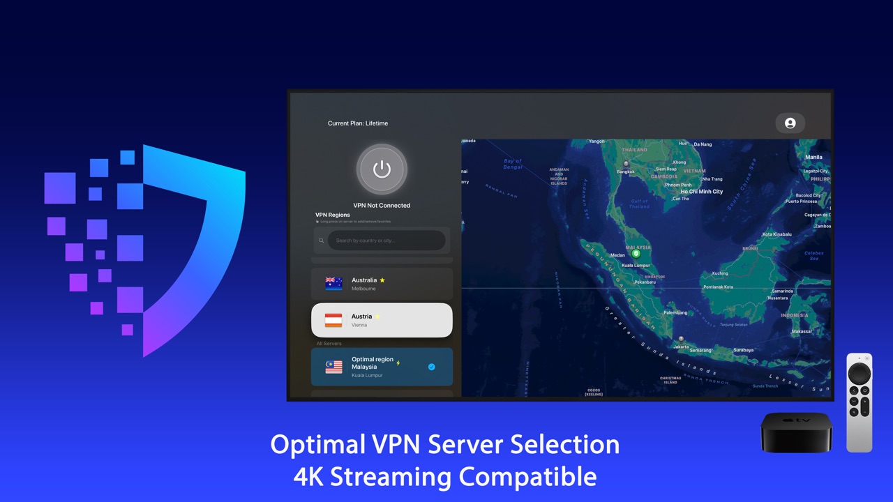 Optimal server selection on Apple TV